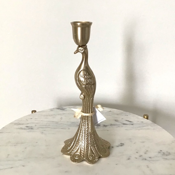 Anthropologie House of Hackney Peacock Candle Holder New In Box RARE - Picture 10 of 13